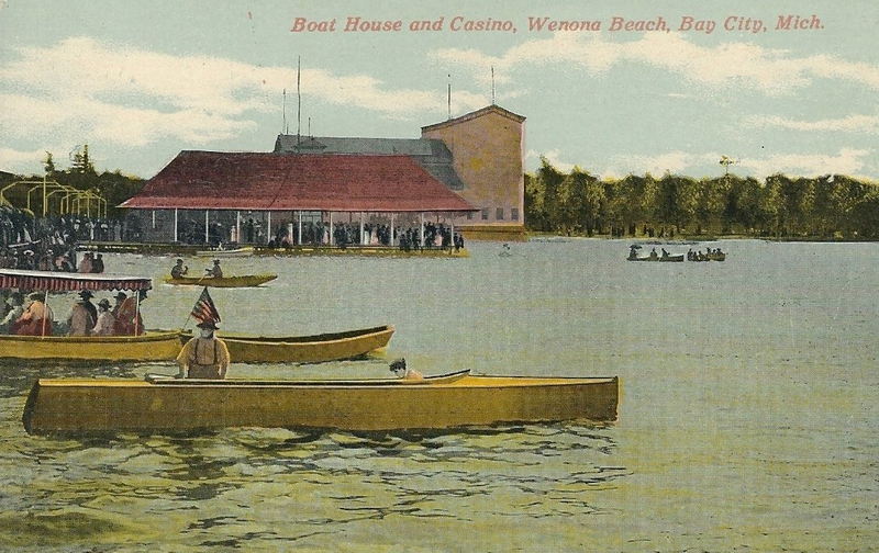 Wenona Park Dance Pavillion - Vintage Postcard (newer photo)
